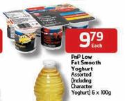 Pnp Low Fat Smooth Yoghurt Assorted-6x100g Each