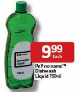 Pnp No Name Dishwash Liquid-750ml Each