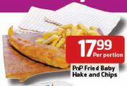 Pnp Fried Baby Hake And Chips-Per Portion