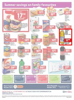 Pick N Pay KZN : More Savings On Groceries (10 Sep - 22 Sep 2013), page 2