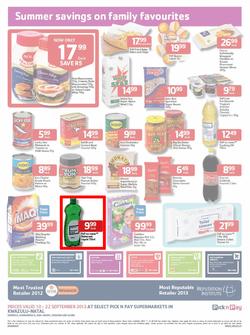 Pick N Pay KZN : More Savings On Groceries (10 Sep - 22 Sep 2013), page 2
