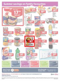 Pick N Pay KZN : More Savings On Groceries (10 Sep - 22 Sep 2013), page 2
