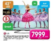 LG 42"(107cm) 3D Smart Full HD LED TV(42LA6210)-Each