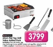 Anvil 60cm Flat Top Grill Value Added Pack