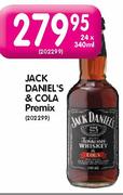 Jack Daniel's & Cola Premix-24x340ml