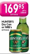 Hunter's Dry Can Or NRB's-24x330ml