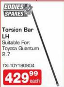 Eddies Torsion Bar LH Suitable For Toyota Quantum 2.7-Each