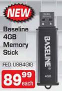 New Baseline 4GB Memory Stick-Each
