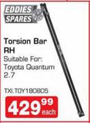 Eddies Torsion Bar RH Suitable For Toyota Quantum 2.7-Each