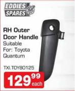 Eddies RH Outer Door Handle Suitable For Toyota Quantum-Each