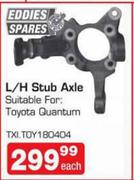 Eddies L/H Stub Axle Suitable For Toyota/Quantum-Each
