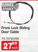 Eddies Front Lock Sliding Door Cable-Each