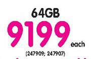 iPad  With Retina Display Wi-Fi and Cellular-64GB Each