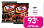 Simba Fritos(All Flavours)-25gm