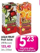  Liqui Fruit Fruit Juice(All Flavours)-250ml Each