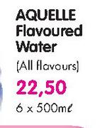 Aquelle Flavoured Water(All Flavours)- 6X500ml