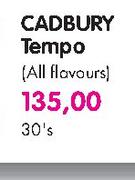 Cadbury Tempo(All Flavours)- 30's