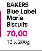 Bakers Blue Label Marie Biscuits-12X200gm