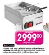 Anvil 40cm Flat Top Griddler Value Added Pack-Per Pack