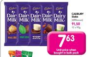 Cadbury Slabs(All Flavours)-90g Each