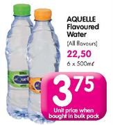 Aquelle Flavoured Water(All Flavours)-500ml Each