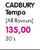 Cadbury Tempo(All Flavours)-30's