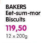 Bakers Eet-Sum-Mor Biscuits-12X200g