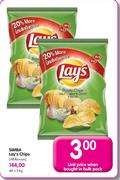 Simba Lay's Chips(All Flavours)-36g Each