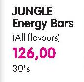 Jungle Energy Bars-30's