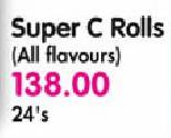 Super C Rolls(All Flavours)-24's