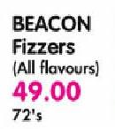 Beacon Fizzers(All Flavours)-72's