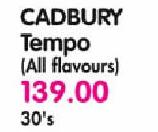 Cadbury Tempo(All Flavours)-30's