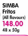 Simba Fritos(All Flavours)-48x50gm