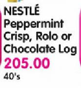 Nestle Peppermint Crisp, Rolo Or Chocolate Log-40's