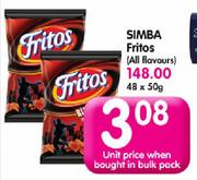 Simba Fritos(All Flavours)-50gm