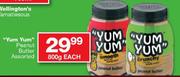 "Yum Yum" Peanut Butter Assorted-800g Each