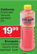 Energade Concentrated Sports Drink Assorted-1Ltr Each