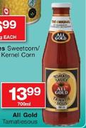  All Gold Tamatiesous - 700ml