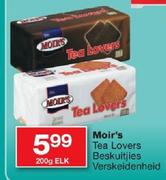 Moir's Tea Lovers Beskuitjies Verskeidenheid - 200g Elk
