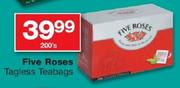  Five Roses Tagless Teabags- 200's