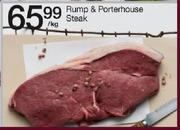 Rump & Porterhouse Steak - Per Kg