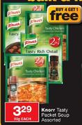 Knorr Tasty Packet Soup Assorted-50g Each