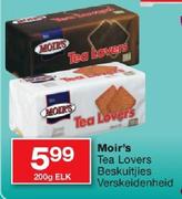 Moir's Tea Lovers Beskuitjies Verskeidenheid-200g Elk