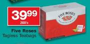 Five Roses Tagless Teabags - 200's