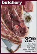 Pork Pack - Per Kg