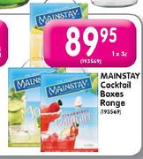 Mainstay Cocktail Boxes Range-3Ltr Each