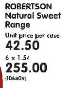 Robertson natural Sweet Range-6x1.5Ltr