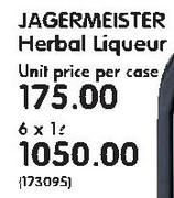 Jagermeister Herbal Liqueur-6x1Ltr