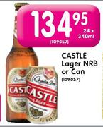 Castle Lager NRB Or Can-24x340ml
