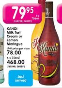 kandi Milk Tart Or Cream Lemon Meringue-750ml